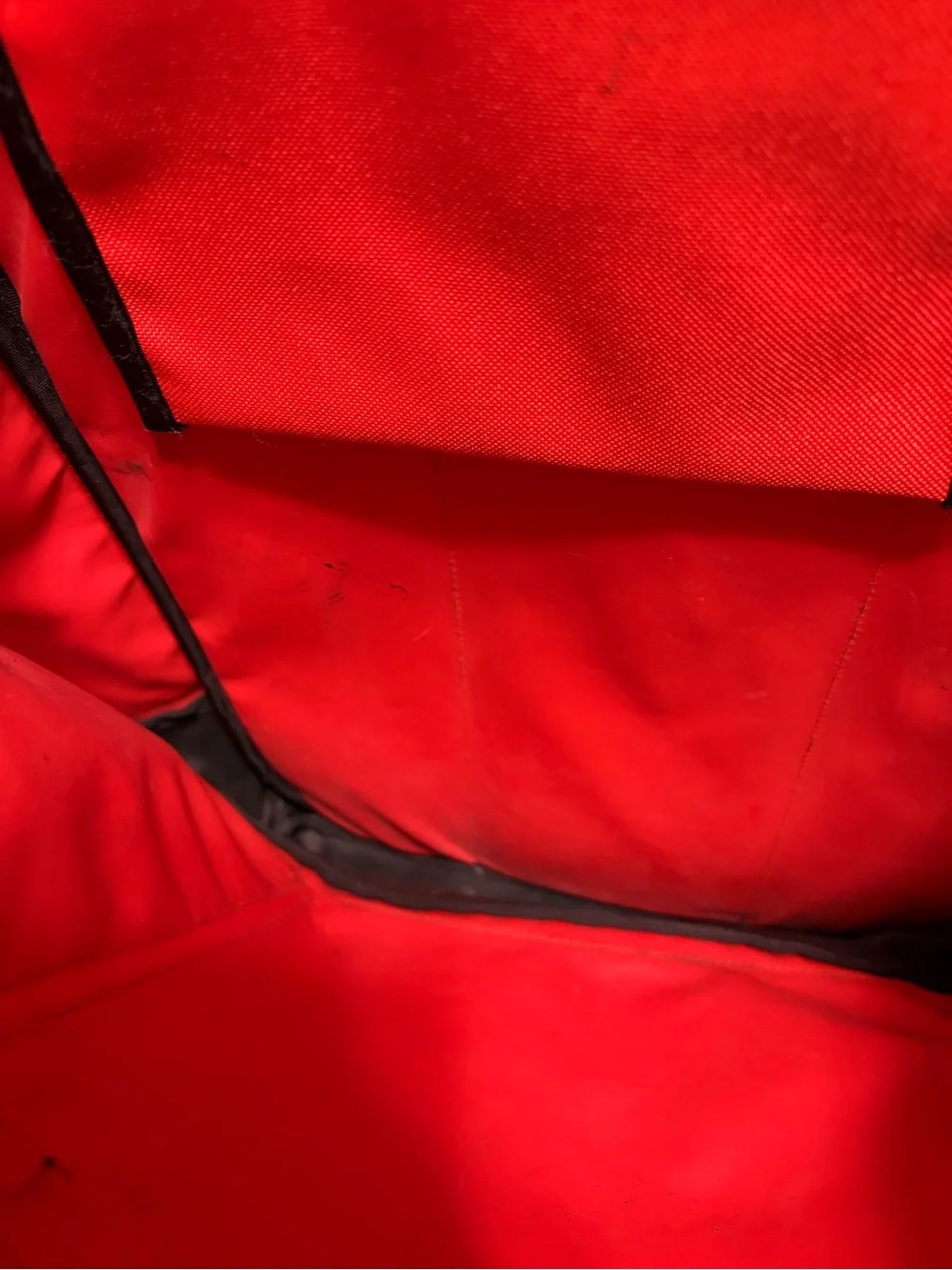 Vintage Tommy Hilfiger Orange Black Multi Pocket Backpack Hiking Travel Bag